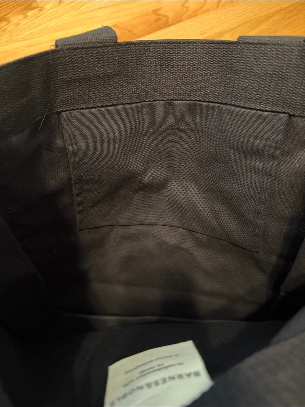 Barnes & Noble Black Tote with Gold Book & Ampersand Design - Picture 6 of 7